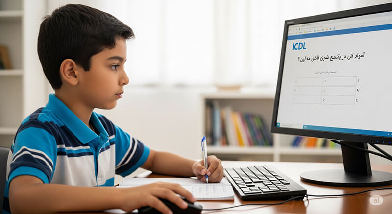 نمونه سوالات آزمون ICDL را از کجا میتونم تهیه کنم؟ 1 نمونه سوالات آزمون ICDL
